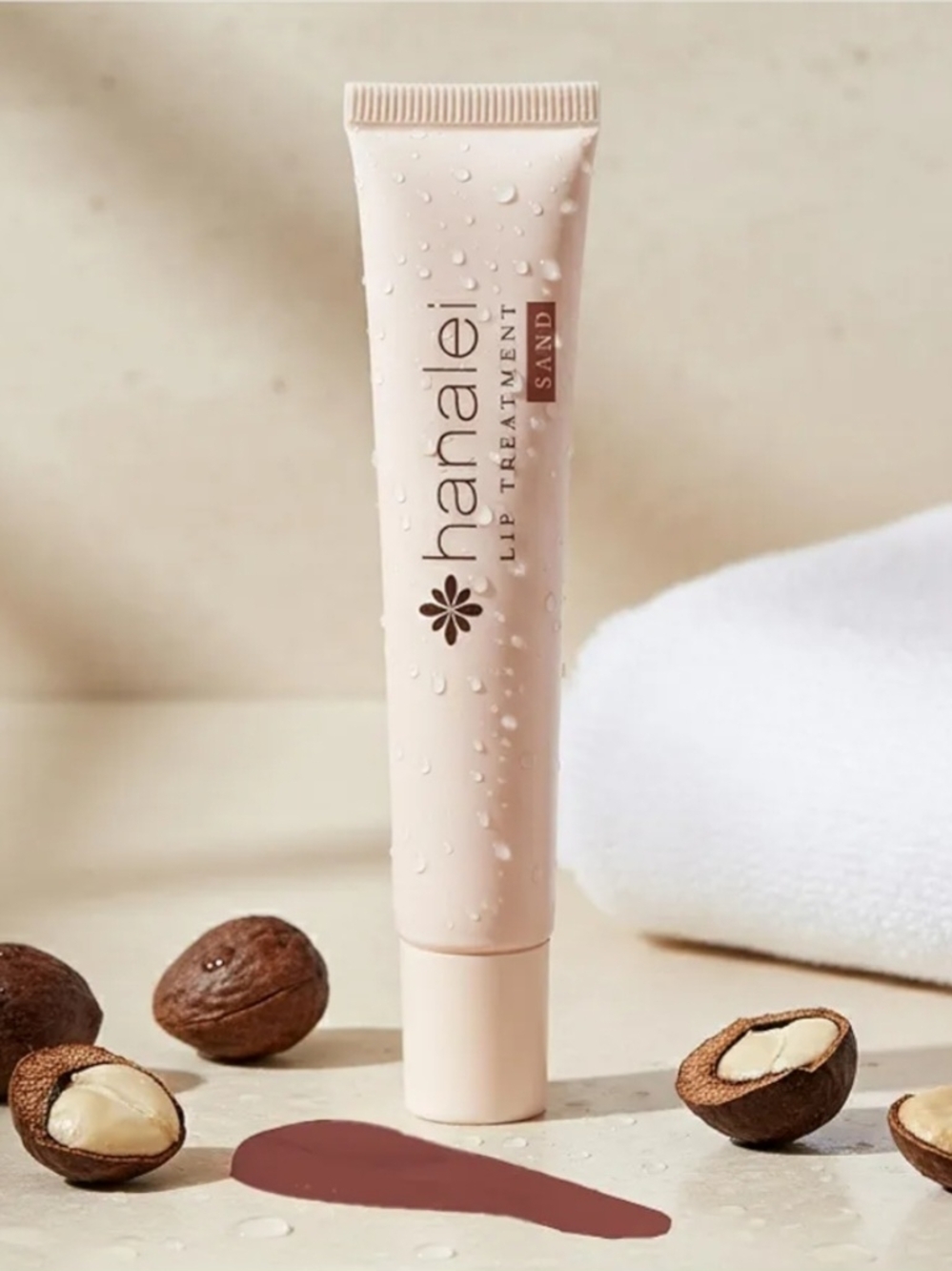 Hanalei Sand Lip Treatment Balm - Hydrating Nude Pink